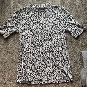 Loft cheetah print shirt